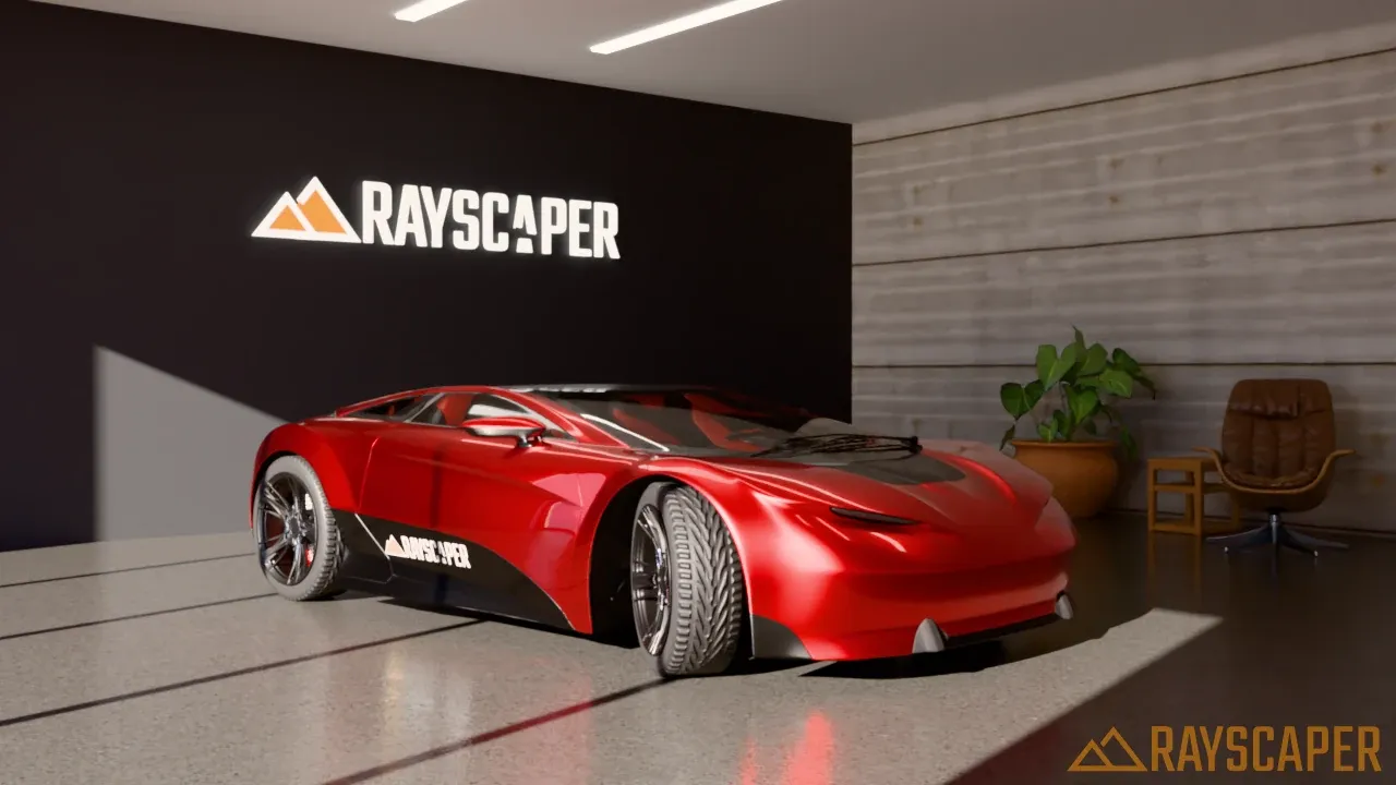 The showroom with a contrast of -50