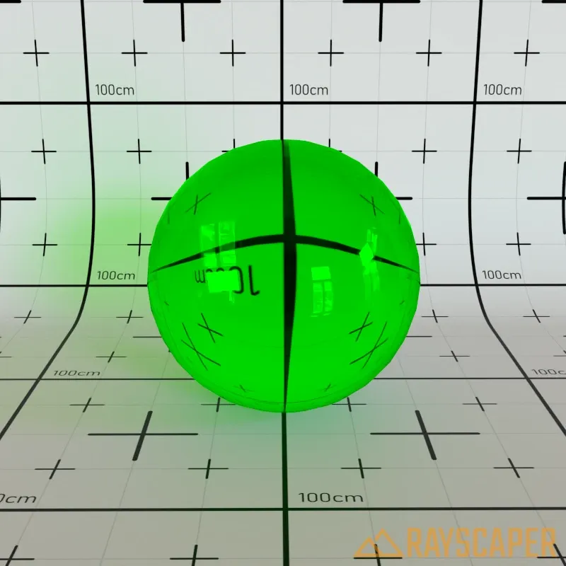 Green tinted glass