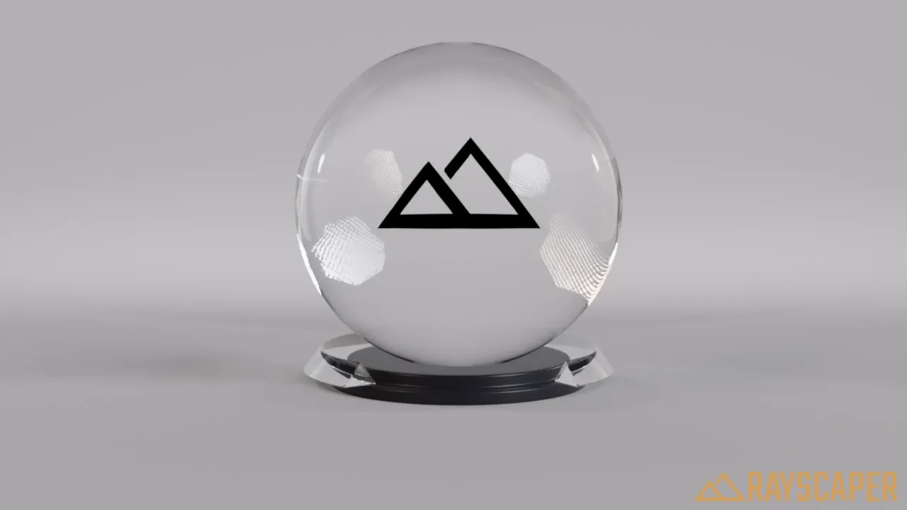 A glass ball with IOR 1.33