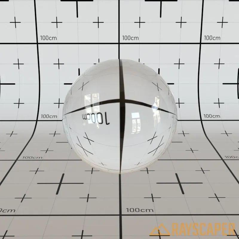 Solid glass with volume