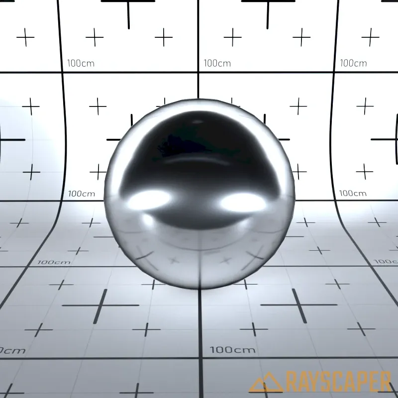 PBR material with anisotropy 75%