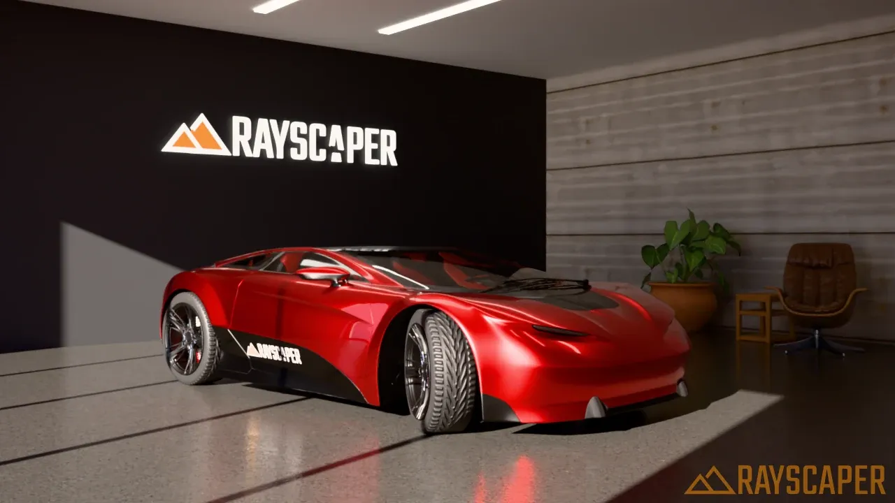The showroom with a vignette of 25%