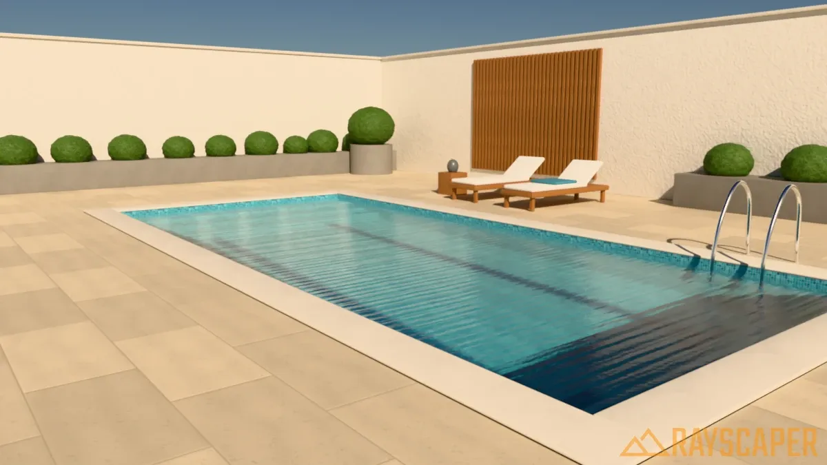 Water material with the Spa preset
