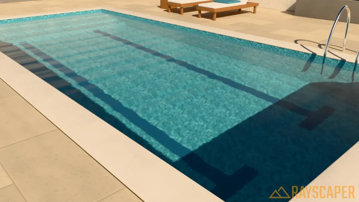 Water with surface roughness 0.3