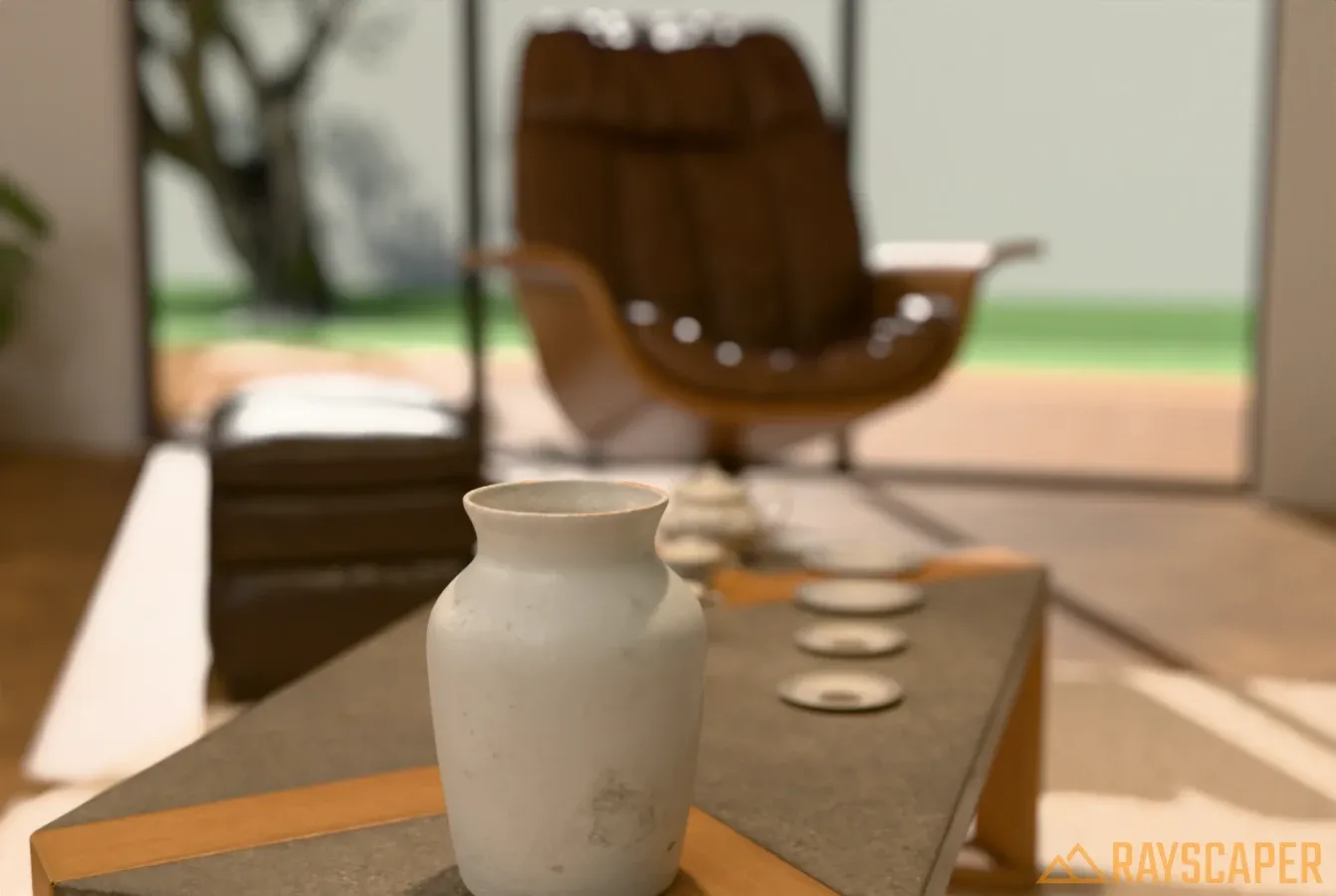 Weak depth of field - subtle blur on out-of-focus areas.
